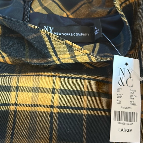 New York & Company Plaid Jumpsuit - Picture 3 of 4